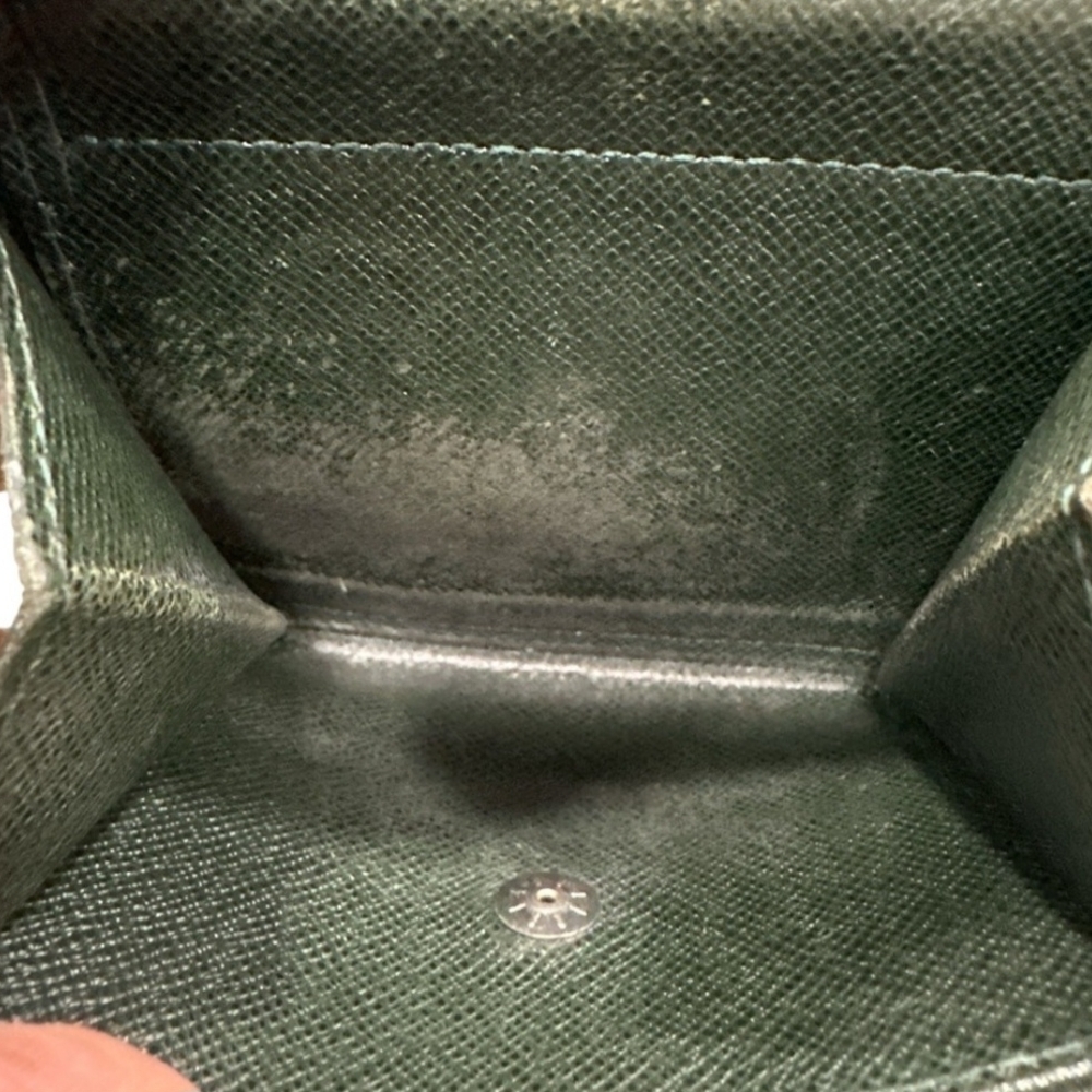 Louis Vuitton Unisex Leather Wallet W Coin Pouch Forest Green - Picture 7 of 7